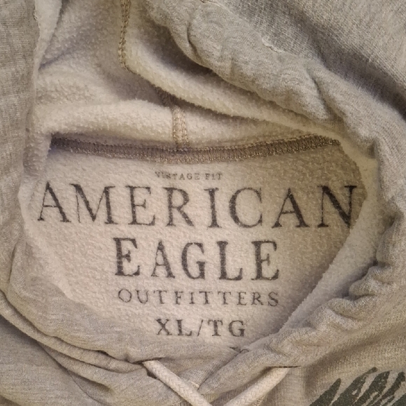 American Eagle Outfitters Light Gray Hoodie - Picture 2 of 3